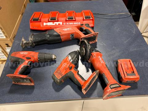 HILTI POWER TOOL SET WITH BATTERY/CHARGER