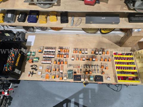 Various router bits