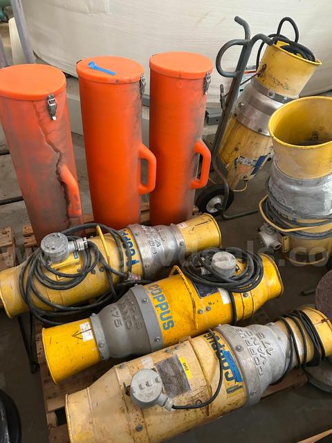 Coppus Industrial Portable Air Movers with Flexible Duct, Model Vano 175 - 5 each