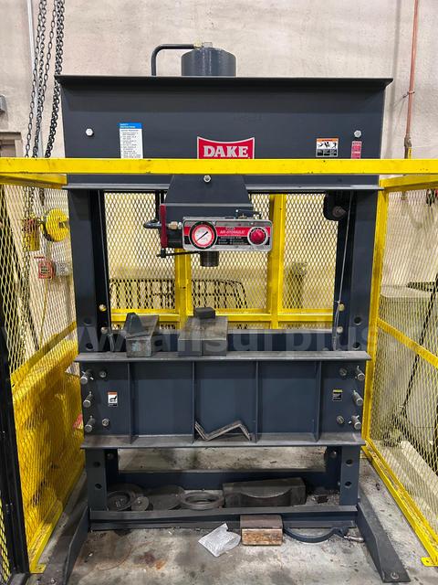 DAKE Air-Hydraulic H-Frame Press