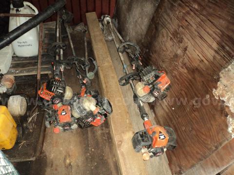 6 trimmers all worn out, sold as lot