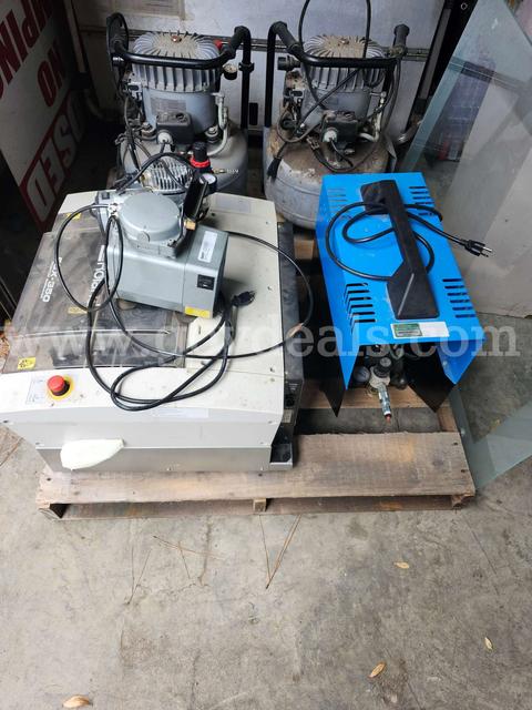 Laser engraver and (4) Air  compressors