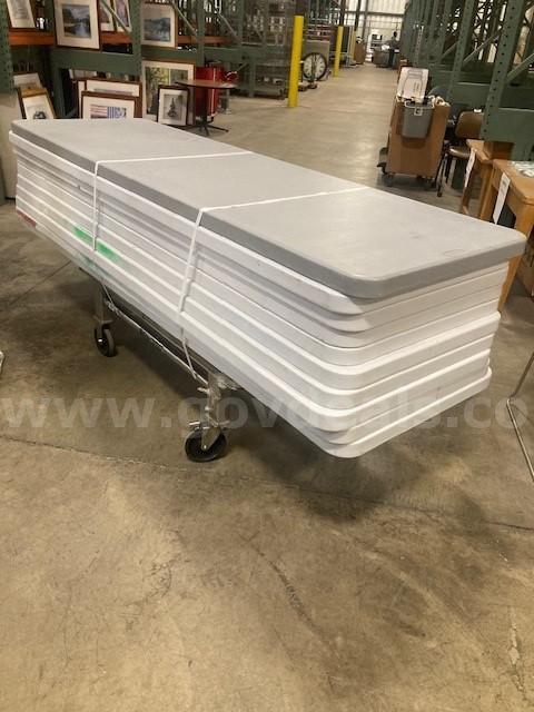 Lot of 10 Folding Tables