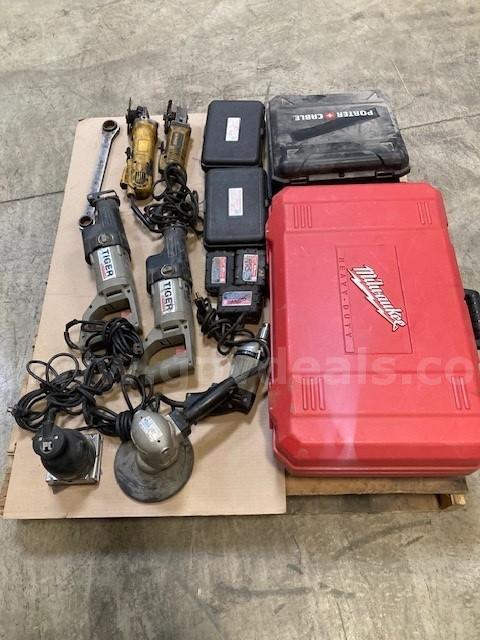 Power Hand Tools on a Pallet