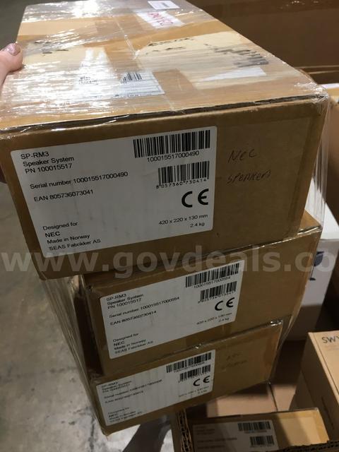 LOT OF 4 NEC SP-RM3 SPEAKER SYSTEM