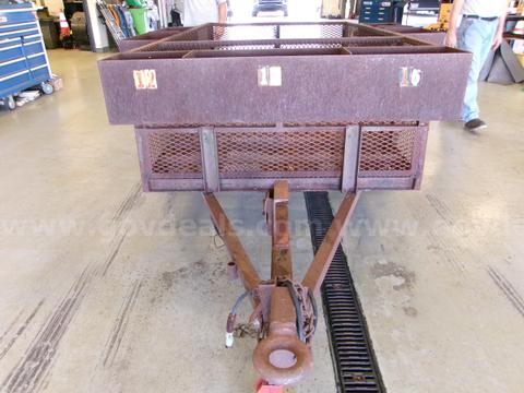 8' x 53" steel trailer