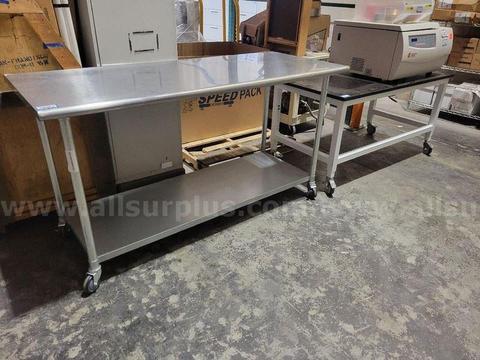 6pcs Lab Tables & Carts