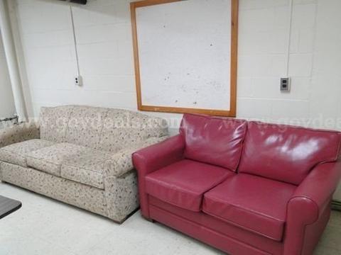 Furniture Lot Including Love Seat & Couch (2 Pieces Total) (PICK-UP ONLY)