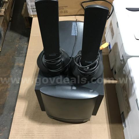 Altec Lansing ATP3 Multimedia Computer Surround Sound System Subwoofer, Speakers