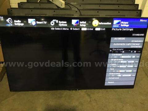 1 62" Sharp Aquos Smart T.V. (No Remote)