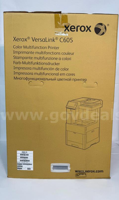 Lot of 2 Printers: Xerox VersaLink C605_YXL Multifunction Printer, Color, TAA Compliant 55 PPM, Wireless Adapter.110V