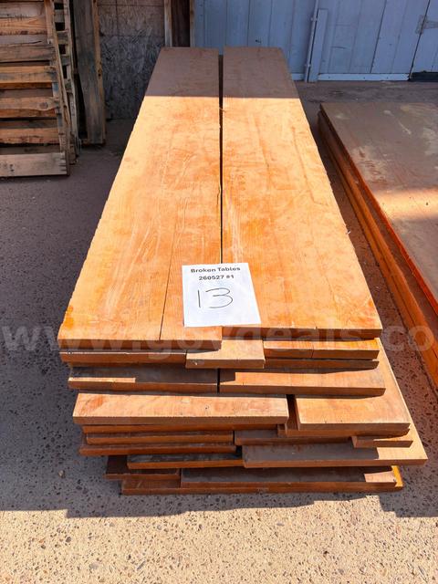 3' X 10' Cafeteria Tables