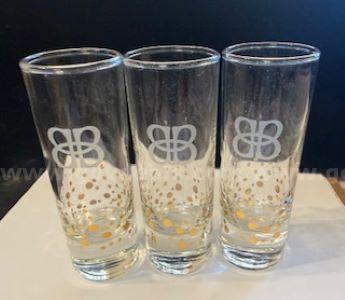 Set of (3) Bailey's Irish Cream Shot Glasses