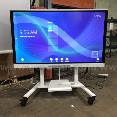 65'' SMART BOARD SBID-MX065-V2 WITH STAND AND WHEELS