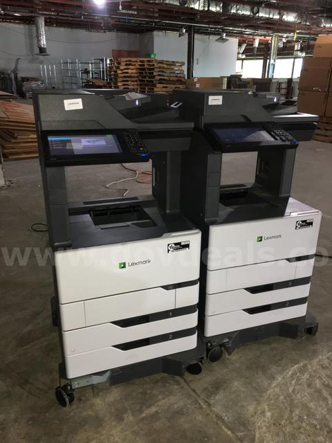 LOT OF 2 LEXMARK MULTIFUNCTION PRINTER MX826