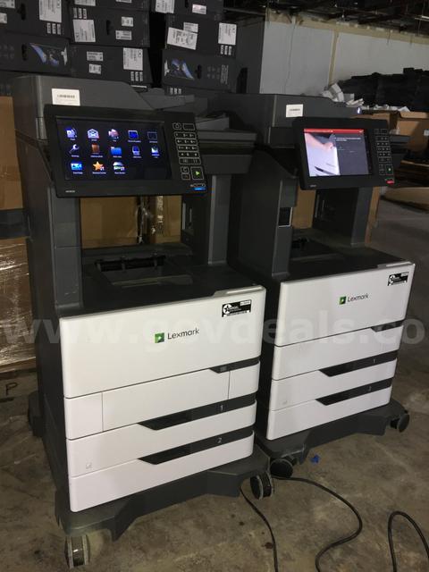PAIR OF LEXMARK MULTIFUNCTION PRINTER MX826