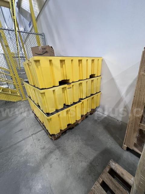 5 Ea. EAGLE 1620 SPILL CONTAINMENT PALLETS - YELLOW