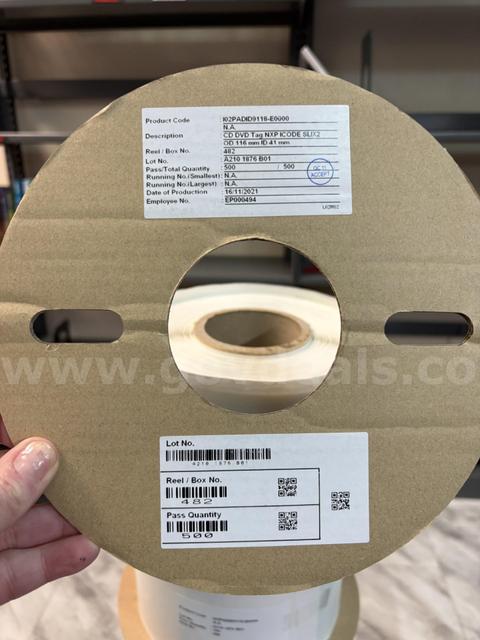Bibliotheca Stingray Full-Disc DVD/CD RFID Overlay Lot