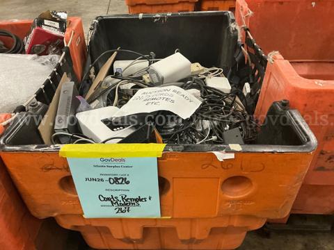 Salvaged: "Modems, Remotes, Cords and Accessories" (JUN26-0826)