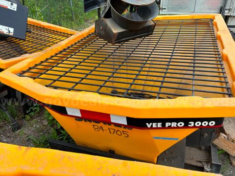 2018 SNOWEX VEE PRO 3000 HOPPER SPREADER β 0.5 CU YD β NO CONTROLLER/WIRING β CONDITION UNKNOWN