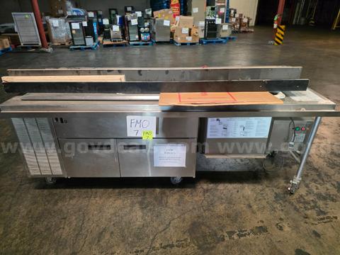 PREP TABLE/COOLER/STORAGE ON WHEELS