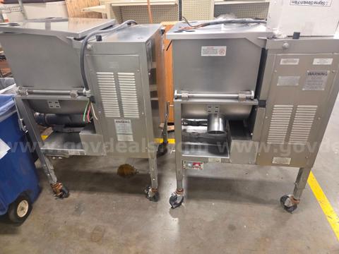 Lot of (2) 2015 Hollymatic 180A Mixer Grinder