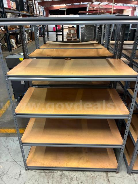 Shelving, lot of 4