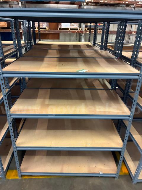 Shelving, lot of 4