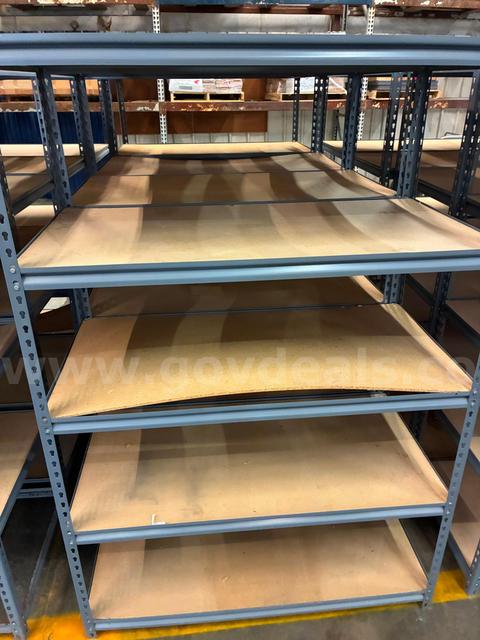 Shelving, lot of 4