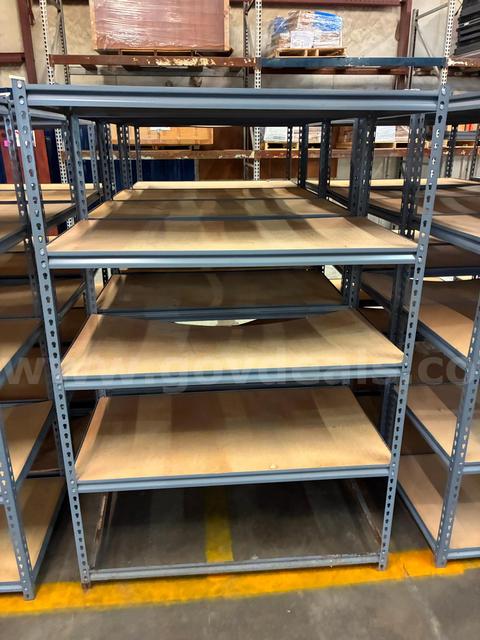 Shelving, lot of 4
