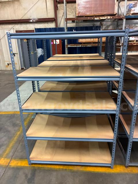 Shelving, lot of 4
