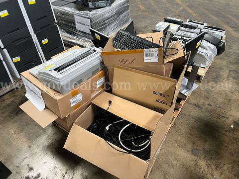 Lot of Scanners, Monitors, and Office Equipment