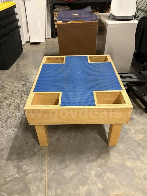 Used Brick-Building Activity Table by Lakeshore Learning