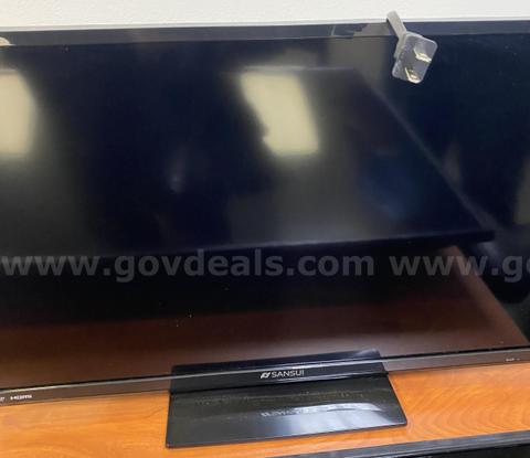 Sansui 24" TV (lot of 1), TV Bracket (lot of 1)