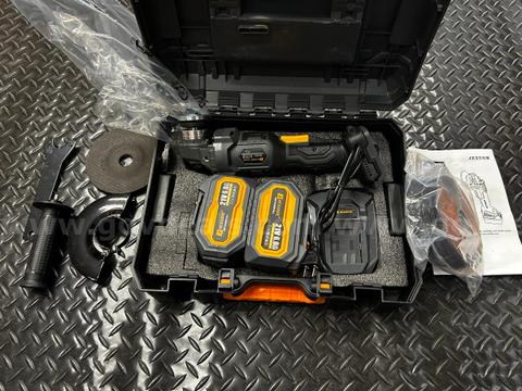 Free Shipping - NEW Factory Sealed -21V Cordless Angle Grinder Kit w Case & 2 Batteries