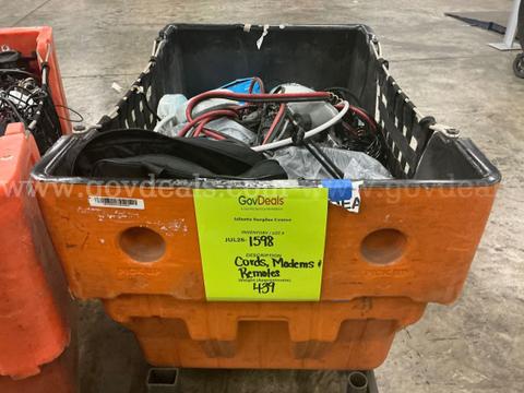 Salvaged: "Modems, Remotes, Cords and Accessories" (JUL26-1598)