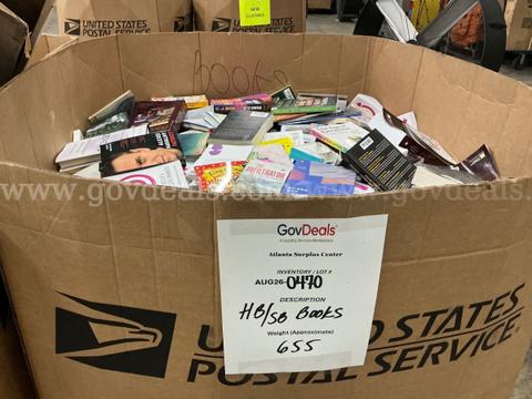 Books: Mixed "Hard and Soft Back" (Gaylord) (AUG26-0470)