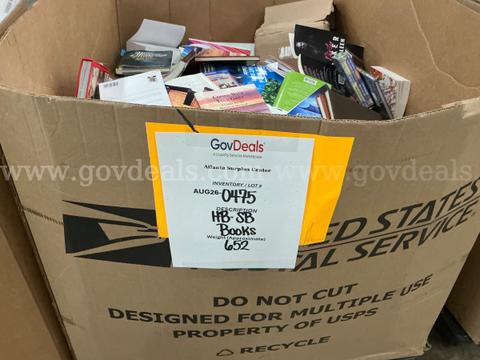 Books: Mixed "Hard and Soft Back" (Gaylord) (AUG26-0475)