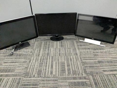 Lot of 3 Assortment of Monitors