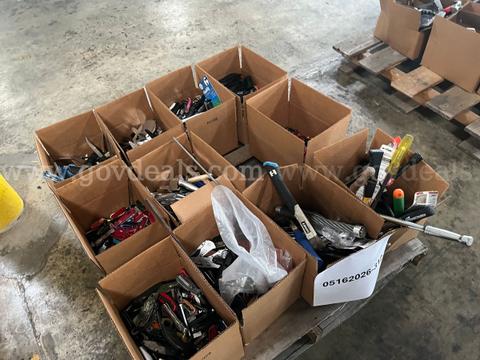 Lot of Pocket Knives, Hand Tools and Kitchen Utensils