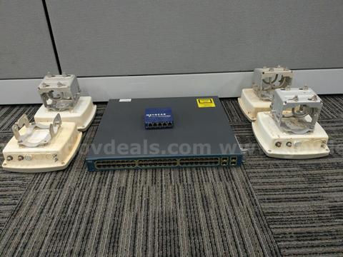 Lot of Six (6) Assorted Networking Equipment Pieces