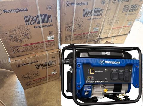 FREE SHIPPING – NEW Westinghouse 4650W Gas Portable Generator RV Ready CO Sensor