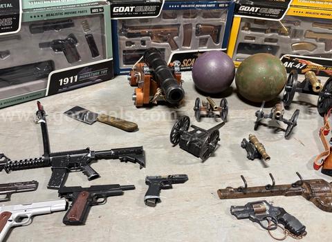 Lot of Miniature Military Replica Toys - (Non-firing Toy models)