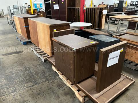 Lot of wood furniture
