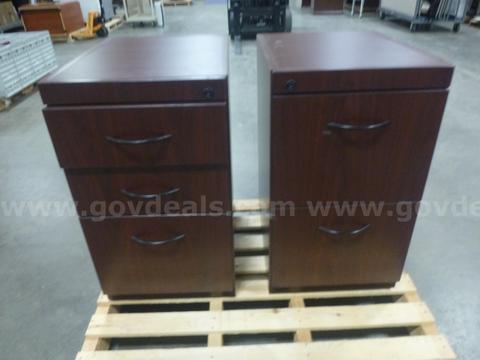 (2) Small Wooden Stands