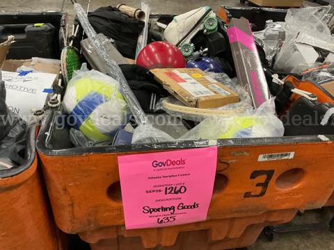 Sporting Goods: (SEP26-1260)