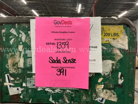 General Merchandise: "Soda Sense Cartridges"  (SEP26-1359)
