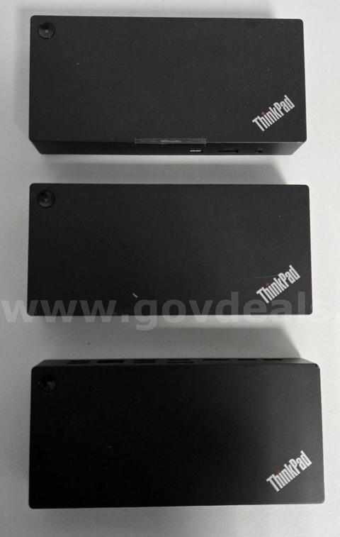 Lot of 5 Lenovo ThinkPad Universal USB-C Docking Stations