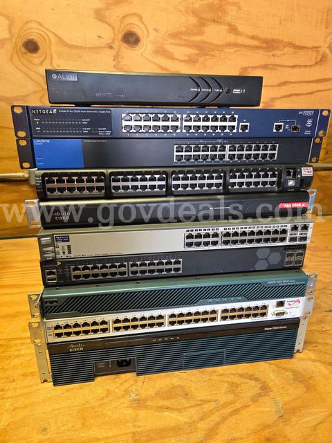 Lot of Miscellaneous Rack Mounted IT and Networking Equipment
