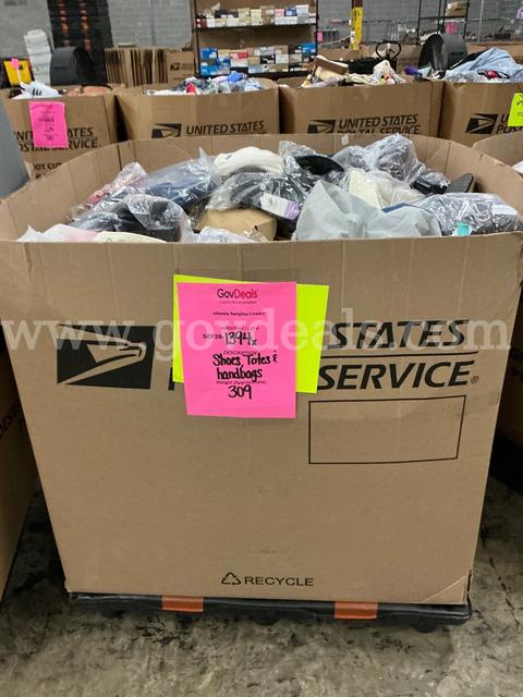 Apparel: Manually Sorted "Shoes, Handbags and Totes" (SEP26-1394X)
